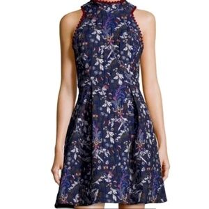 Nicole Miller New York Jacquard Fit & Flare
